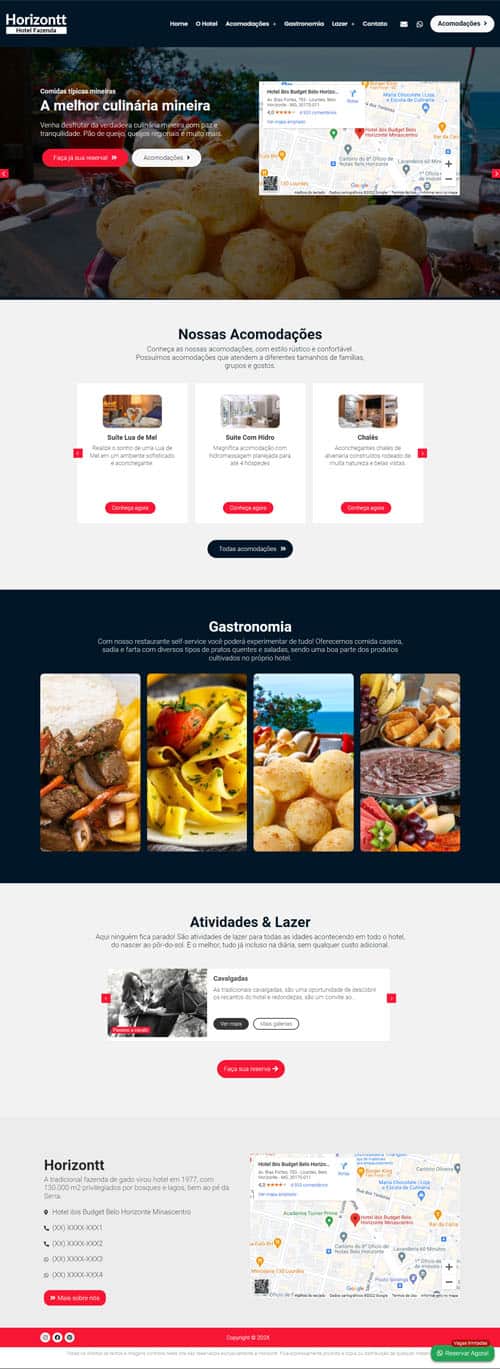 Modelo de Site para seu hotel, motel ou pousada Modelo de Site para seu hotel, motel ou pousada
